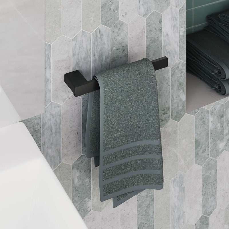 Fienza Tono 250mm Square Brass Hand Towel Holder Variant Colour Available