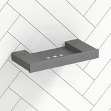 M#1(Gunmetal Grey) Fienza Tono Gun Metal Soap Shelf