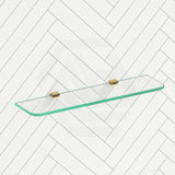 Fienza Tono 8mm Thick Glass Shelf Colour Available