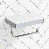 Fienza Tono Toilet Paper Holder with Glass Shelf Variant Colour Available