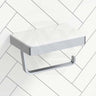 Fienza Tono Toilet Paper Holder with Glass Shelf Variant Colour Available