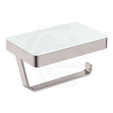 Fienza Tono Toilet Paper Holder with Glass Shelf Variant Colour Available