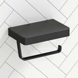 Fienza Tono Toilet Paper Holder with Glass Shelf Variant Colour Available