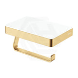 Fienza Tono Toilet Paper Holder with Glass Shelf Variant Colour Available