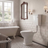 RAK Washington Front Lever Adjustable Link Toilet Suite P-Trap or S-Trap Available - Alpine White