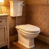 RAK Washington Front Lever Adjustable Link Toilet Suite P-Trap or S-Trap Available - Alpine White