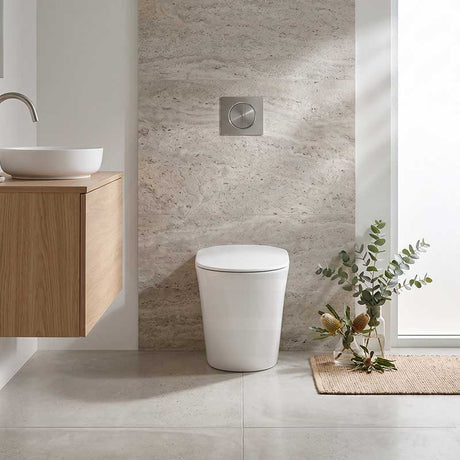 RAK Sensation Rimless Wall-Faced Toilet Pan Only - Alpine White