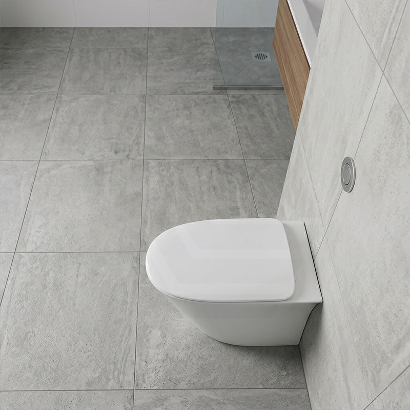 RAK Sensation Rimless Wall-Faced Toilet Pan Only - Alpine White