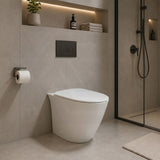 RAK Sensation Rimless Wall-Faced Toilet Pan Only - Alpine White