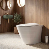 RAK Sensation Rimless Wall-Faced Toilet Pan Only - Alpine White