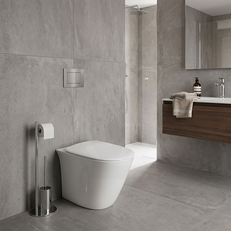 RAK Sensation Rimless Wall-Faced Toilet Pan Only - Alpine White