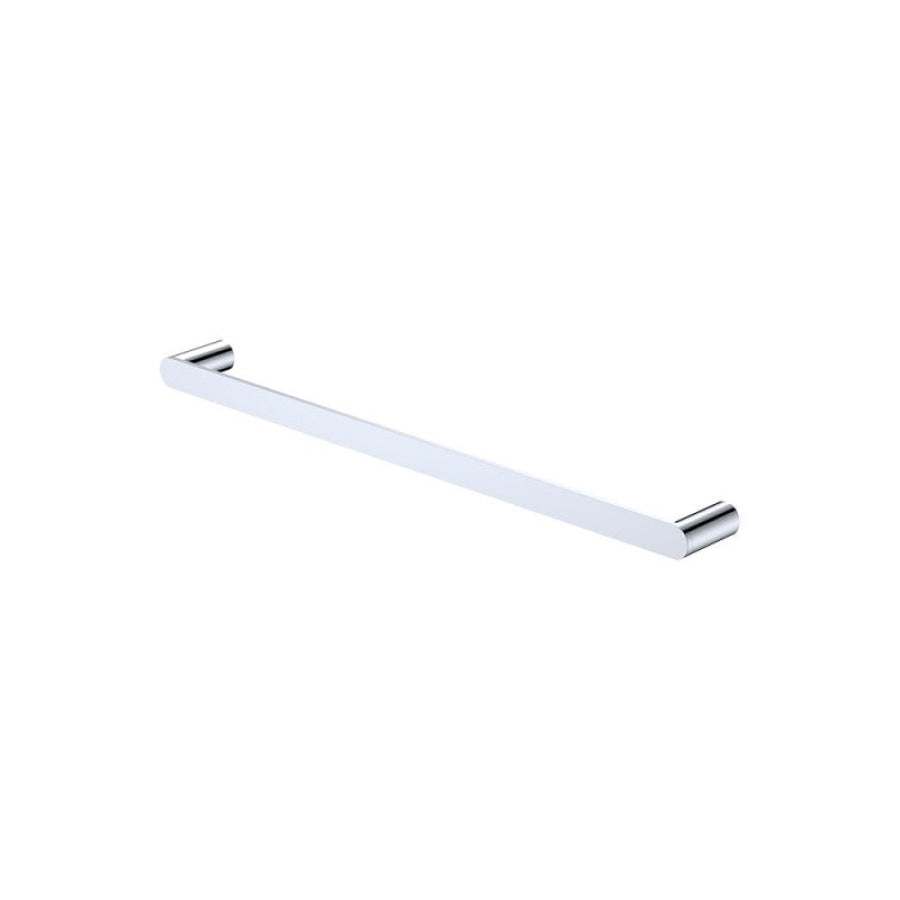 Fienza Empire Slim 600/800mm Stainless Steel Single Towel Rail Chrome/Matt Black