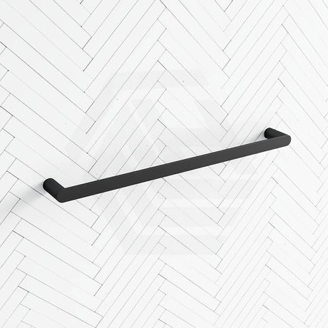 Fienza Empire Slim 600/800mm Stainless Steel Single Towel Rail Chrome/Matt Black