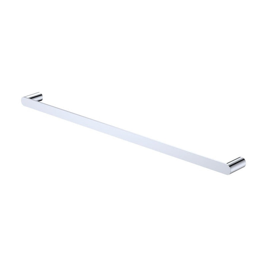 Fienza Empire Slim 600/800mm Stainless Steel Single Towel Rail Chrome/Matt Black