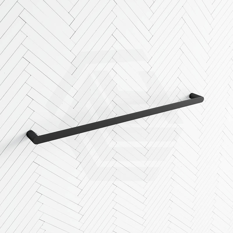 Fienza Empire Slim 600/800mm Stainless Steel Single Towel Rail Chrome/Matt Black