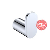 Fienza Empire Slim Stainless Steel Robe Hook Chrome/Matt Black