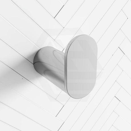 Fienza Empire Slim Stainless Steel Robe Hook Chrome/Matt Black