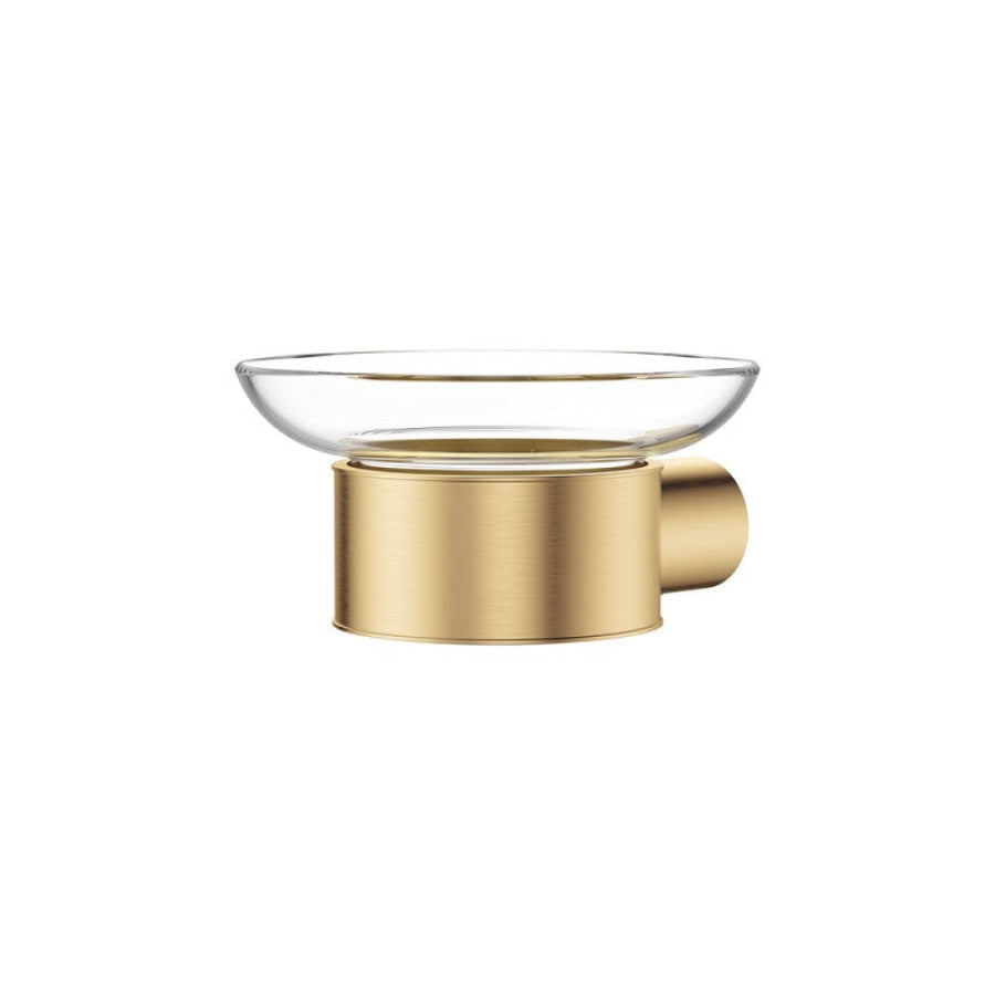 Fienza Empire Slim Soap Holder Glass Dish Stainless Steel Variant Colour Available