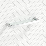Fienza Empire Slim Glass Shelf Wall Mounted Variant Colour Available