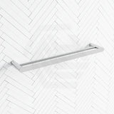 Fienza Empire Slim 600/800mm Stainless Steel Double Towel Rail Chrome/Matt Black