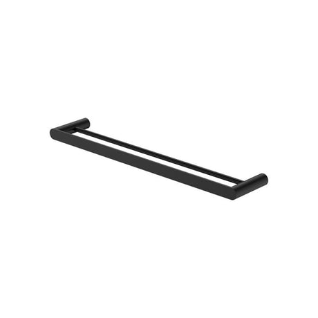 Fienza Empire Slim 600/800mm Stainless Steel Double Towel Rail Chrome/Matt Black