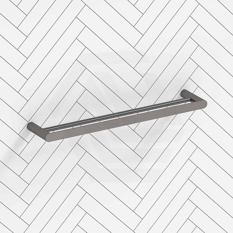Fienza Empire Slim 600/800mm Stainless Steel Double Towel Rail Variant Colour Available