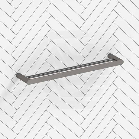 Fienza Empire Slim 600/800mm Stainless Steel Double Towel Rail Variant Colour Available