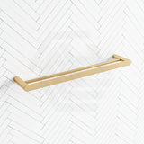 Fienza Empire Slim 600/800mm Stainless Steel Double Towel Rail Variant Colour Available