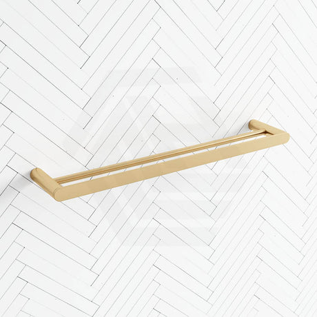 Fienza Empire Slim 600/800mm Stainless Steel Double Towel Rail Variant Colour Available