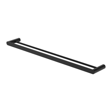 Fienza Empire Slim 600/800mm Stainless Steel Double Towel Rail Chrome/Matt Black