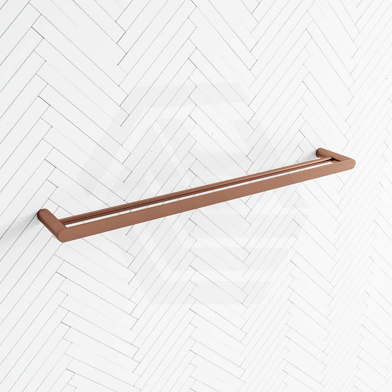 Fienza Empire Slim 600/800mm Stainless Steel Double Towel Rail Variant Colour Available