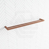 Fienza Empire Slim 600/800mm Stainless Steel Double Towel Rail Variant Colour Available