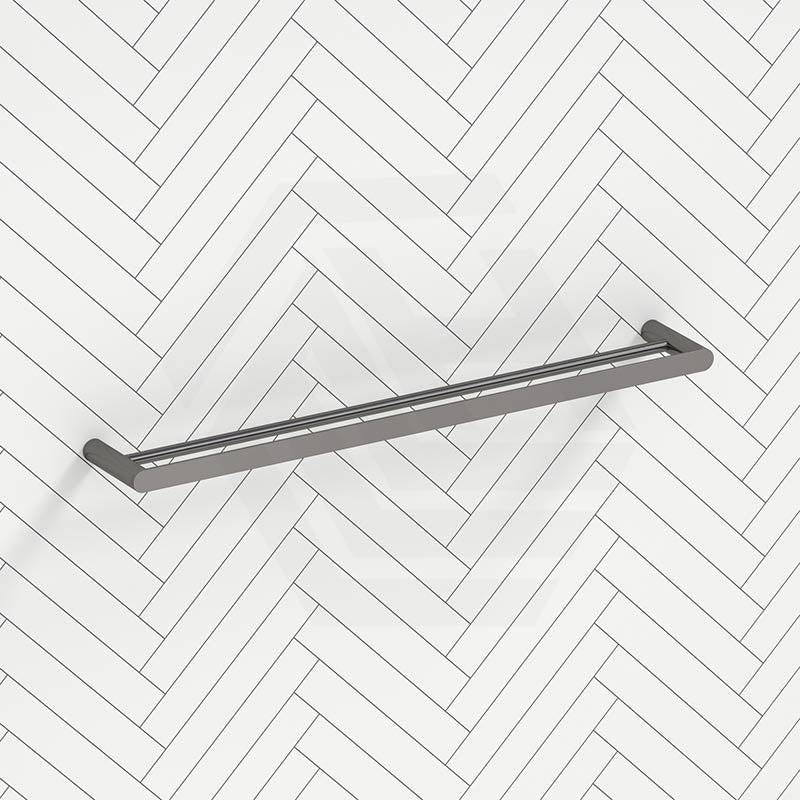 Fienza Empire Slim 600/800mm Stainless Steel Double Towel Rail Variant Colour Available