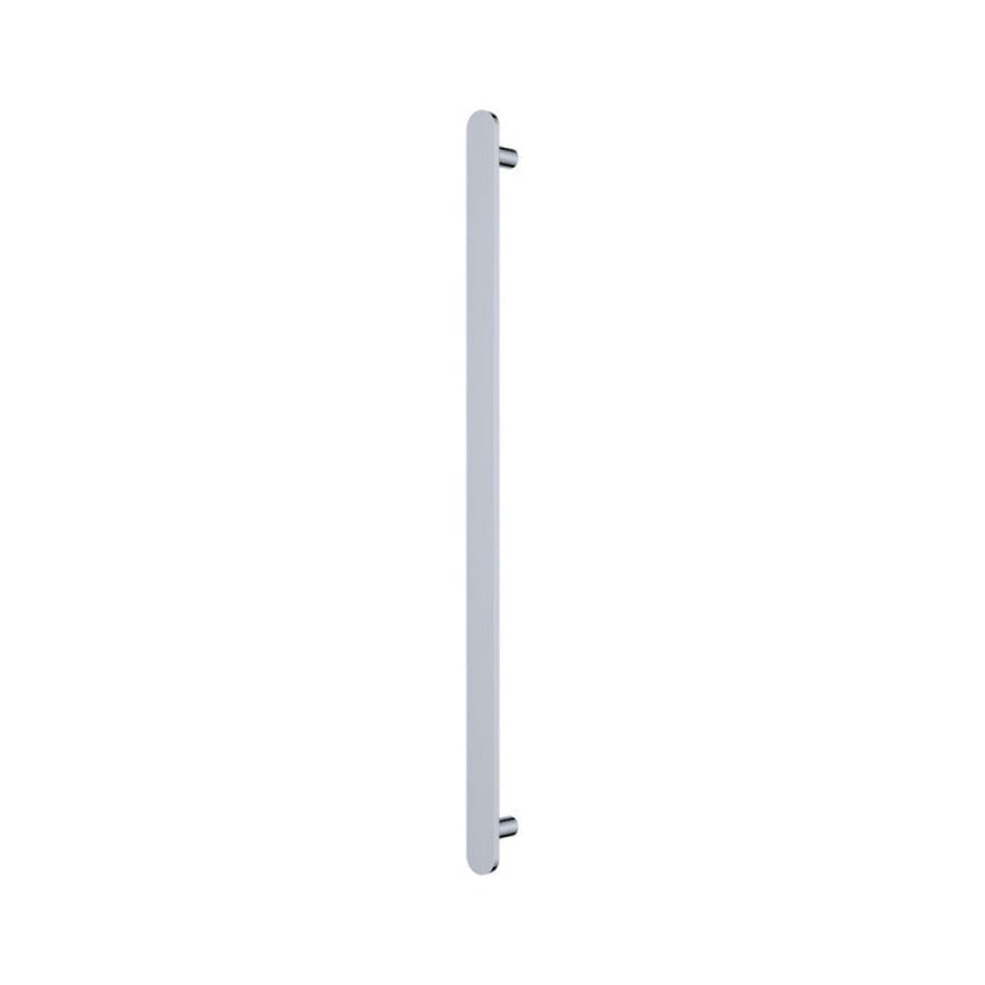 Fienza Empire Slim 60x900mm 12V Vertical Single Heated Towel Rail Chrome/Matt Black