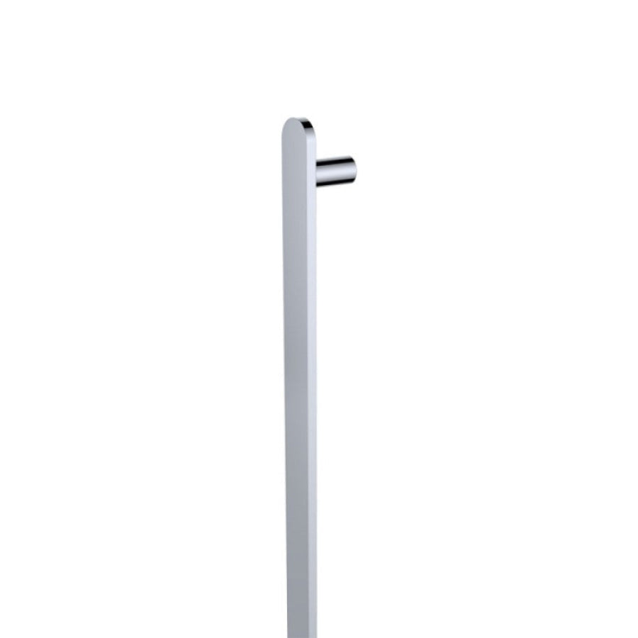 Fienza Empire Slim 60x900mm 12V Vertical Single Heated Towel Rail Chrome/Matt Black