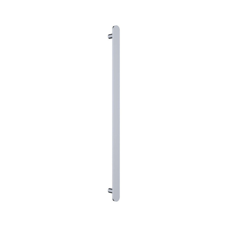 Fienza Empire Slim 60x900mm 12V Vertical Single Heated Towel Rail Chrome/Matt Black
