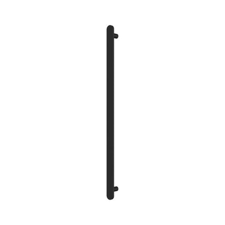 Fienza Empire Slim 60x900mm 12V Vertical Single Heated Towel Rail Chrome/Matt Black