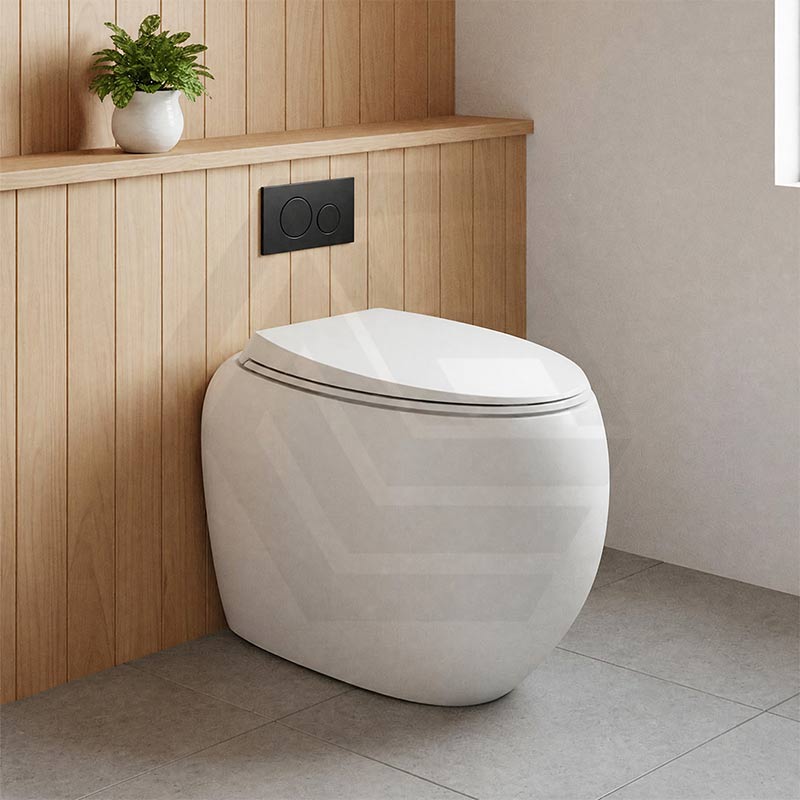 RAK Cloud Rimless Flush Wall Faced Toilet Pan Only and Seat - Variant Colour