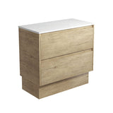 Fienza Amato 900mm E0 MDF Freestanding Vanity on Kickboard with Soft-Close Drawers Variant Colour Available