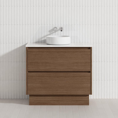 Fienza Amato 900mm E0 MDF Freestanding Vanity on Kickboard with Soft-Close Drawers Variant Colour Available