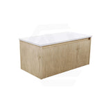 Fienza Alina 900mm Fluted E0 MDF Wall Hung Vanity Variant Colour Available