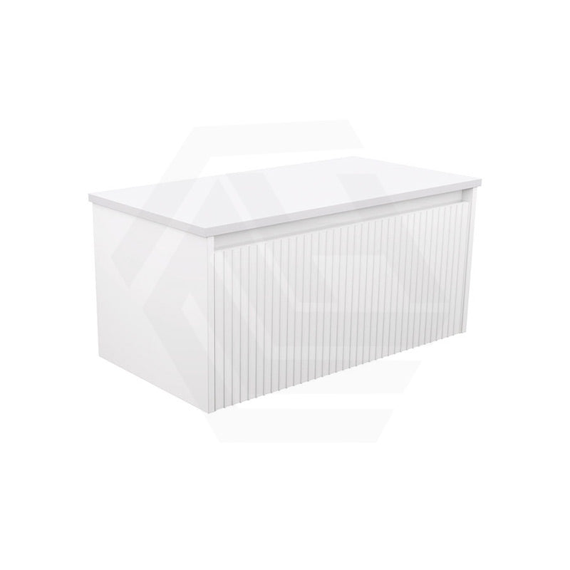 Fienza Alina 900mm Fluted E0 MDF Wall Hung Vanity Variant Colour Available