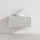 Fienza Alina 900mm Fluted E0 MDF Wall Hung Vanity Variant Colour Available