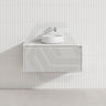 Fienza Alina 900mm Fluted E0 MDF Wall Hung Vanity Variant Colour Available