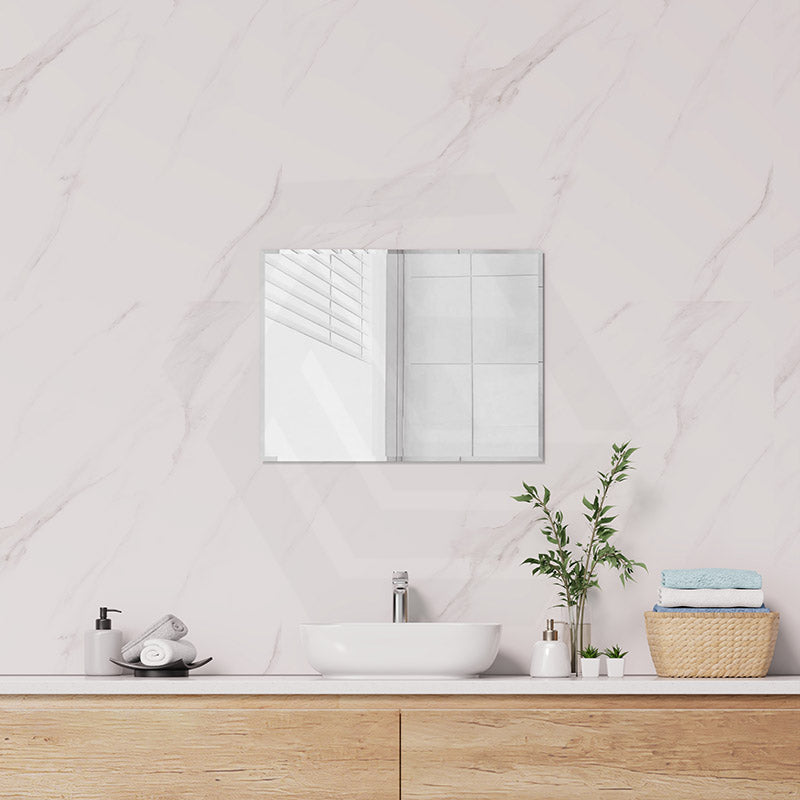 450/600/750/800/900/1200/1500/1800mm Fienza Bevel Edge Rectangular Wall Mirror Vertical or Horizontal Installation