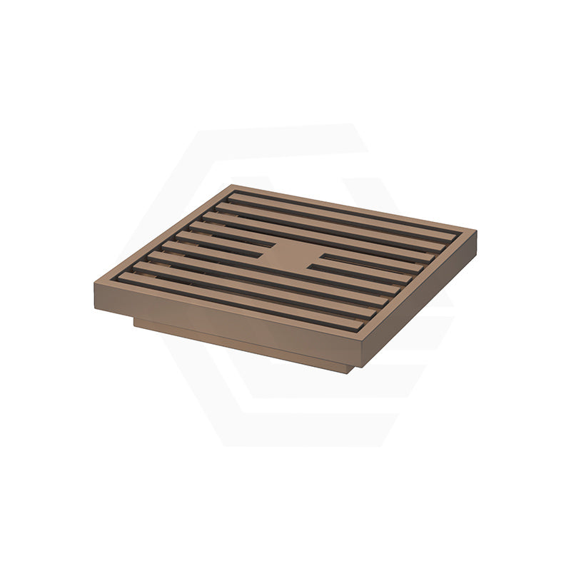 Fienza 100mm Square Slim Grate Floor Waste 88mm Outlet Variant Colour Available