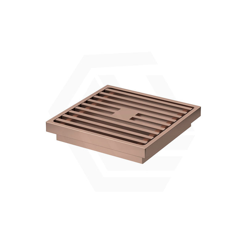 Fienza 100mm Square Slim Grate Floor Waste 88mm Outlet Variant Colour Available