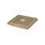 Fienza 100mm Square Slim Grate Floor Waste 88mm Outlet Variant Colour Available