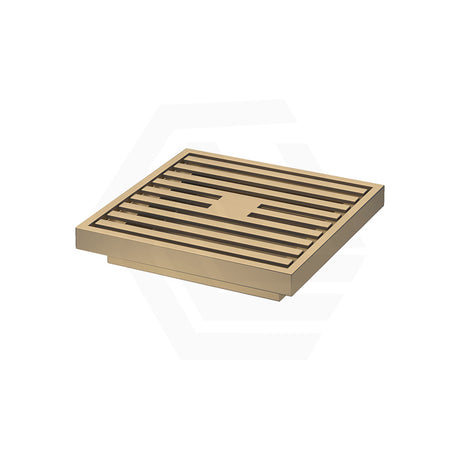 Fienza 100mm Square Slim Grate Floor Waste 88mm Outlet Variant Colour Available