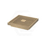 Fienza 100mm Square Slim Grate Floor Waste 88mm Outlet Variant Colour Available